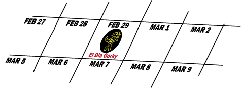 Gorky Calendar